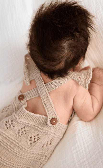 Babystrampler mit Lochmuster - COOL WOOL BABY - Strickpaket von LANA GROSSA jetzt online kaufen bei OONIQUE