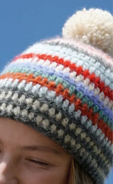 Bommelmütze - ALPACA AIR - Häkelpaket von LANA GROSSA jetzt online kaufen bei OONIQUE