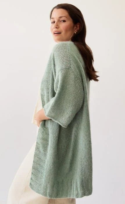 Cardigan mit kurzen Ärmeln - SETASURI - Strickpaket von LANA GROSSA jetzt online kaufen bei OONIQUE