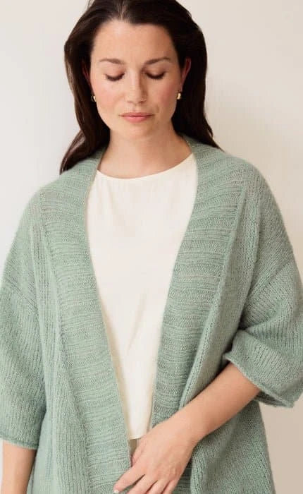 Cardigan mit kurzen Ärmeln - SETASURI - Strickpaket von LANA GROSSA jetzt online kaufen bei OONIQUE