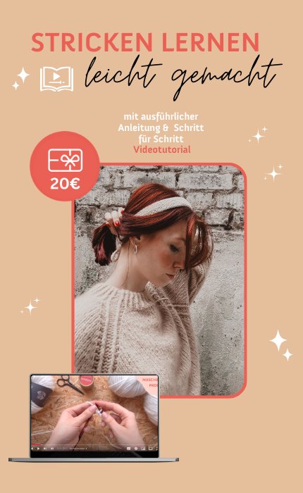 Digitaler Strickkurs: New Beginnings Haarband - Anfängerkurs mit Videotutorial von OONIQUE STUDIO jetzt online kaufen bei OONIQUE