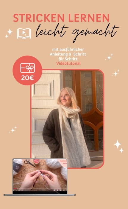 Digitaler Strickkurs: New Beginnings Schal - Anfängerkurs mit Videotutorial von OONIQUE STUDIO jetzt online kaufen bei OONIQUE
