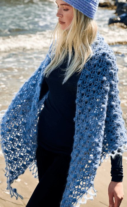 Häkeltuch mit Borte - NATURAL SUPERKID TWEED - Häkelpaket von LANA GROSSA jetzt online kaufen bei OONIQUE