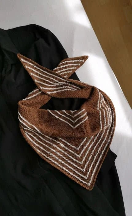 I Love Stripes Bandana - MERINO - Strickset von PAULA STRICKT jetzt online kaufen bei OONIQUE