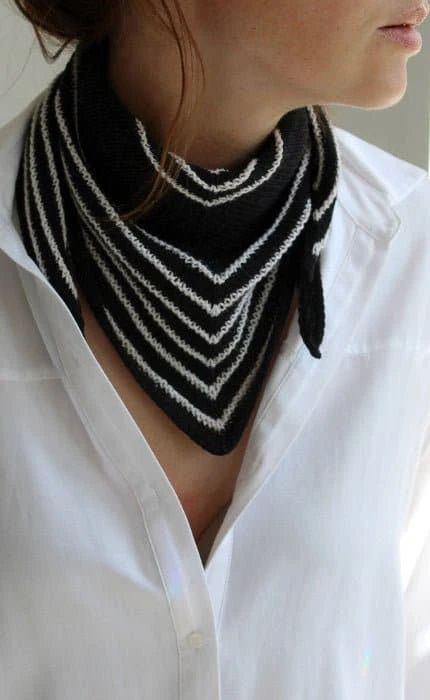 I Love Stripes Bandana - MERINO - Strickset von PAULA STRICKT jetzt online kaufen bei OONIQUE