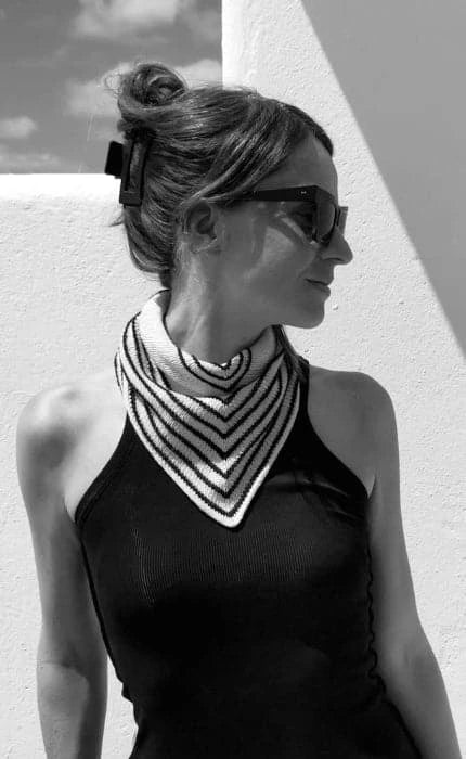 I Love Stripes Bandana - MERINO - Strickset von PAULA STRICKT jetzt online kaufen bei OONIQUE