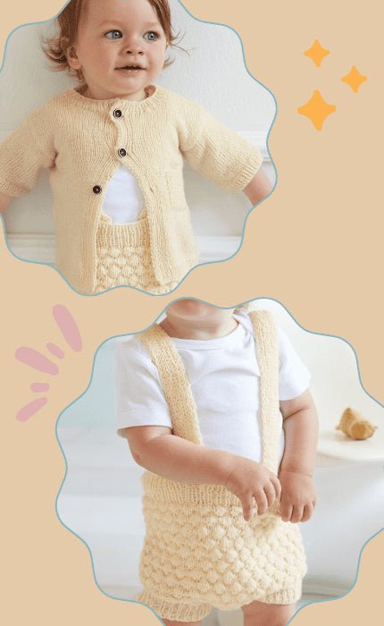 Kinderjacke mit Hose - COOL WOOL BABY - Bundle - Strickpaket von LANA GROSSA jetzt online kaufen bei OONIQUE