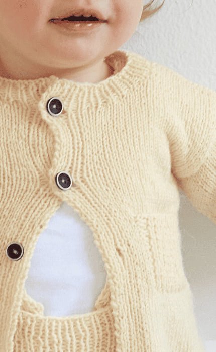 Kinderjacke mit Tasche - COOL WOOL BABY - Strickpaket von LANA GROSSA jetzt online kaufen bei OONIQUE