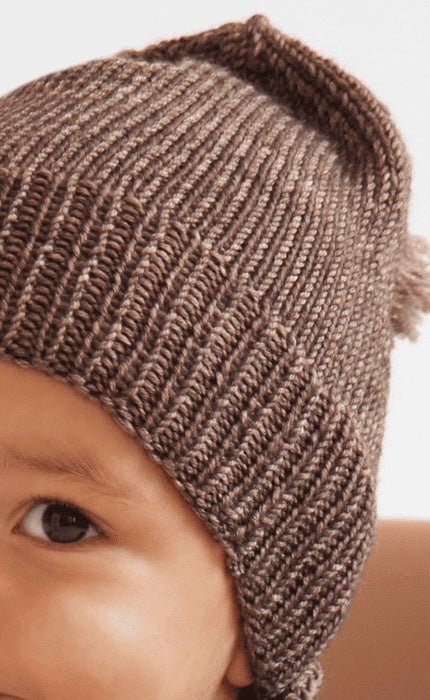 Kindermütze mit Quaste - COOL WOOL BIG - Strickpaket von LANA GROSSA jetzt online kaufen bei OONIQUE