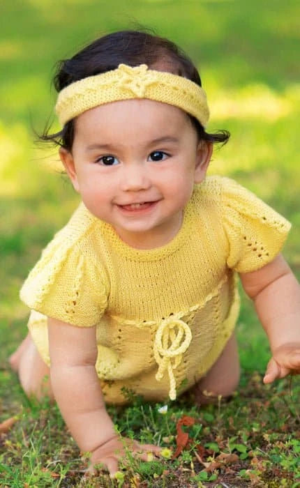 Kleid mit Hose & Stirnband - COOL WOOL BABY - Bundle - Strickset von LANA GROSSA jetzt online kaufen bei OONIQUE