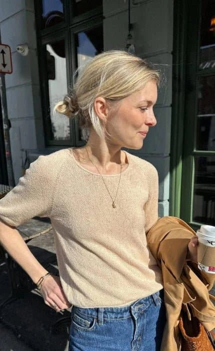 Kumulus Tee-O-Neck - MERINO - Strickset von PETITE KNIT jetzt online kaufen bei OONIQUE