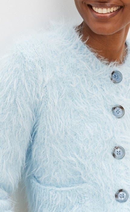 Kurzjacke Glatt Rechts mit Hebemaschenblenden - BASTA - Strickpaket von LANA GROSSA jetzt online kaufen bei OONIQUE