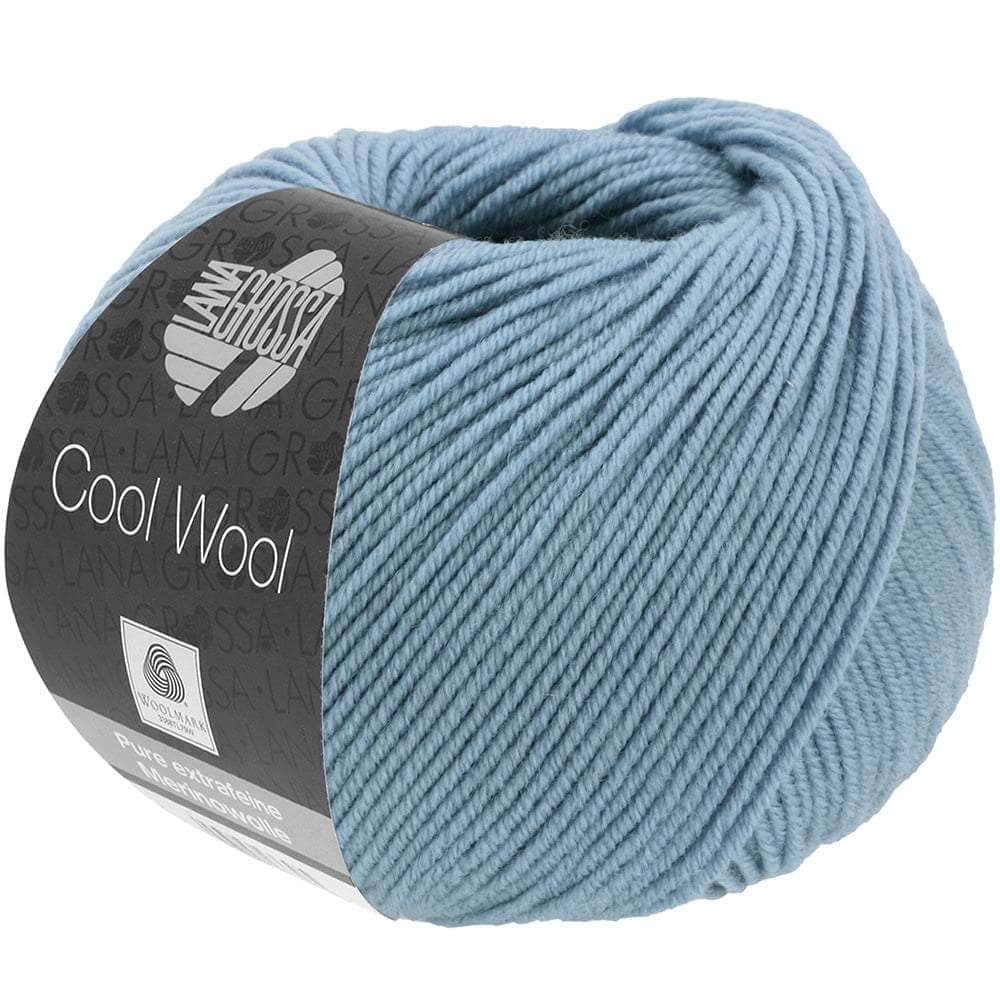 LANA GROSSA Garn 2102 - Graublau COOL WOOL