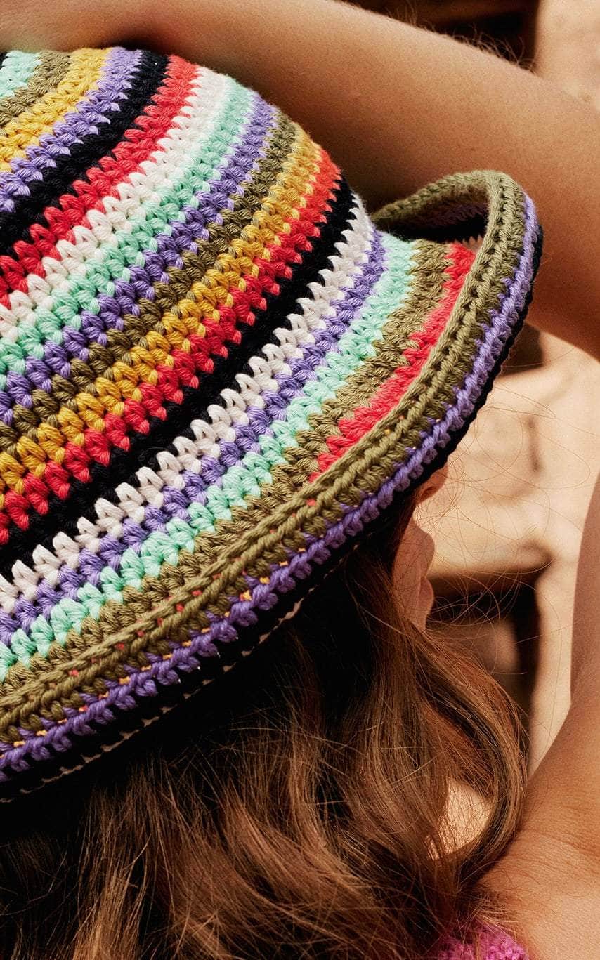 Hut in halben Stäbchen - ORGANICO - Häkelset von LANA GROSSA jetzt online kaufen bei OONIQUE