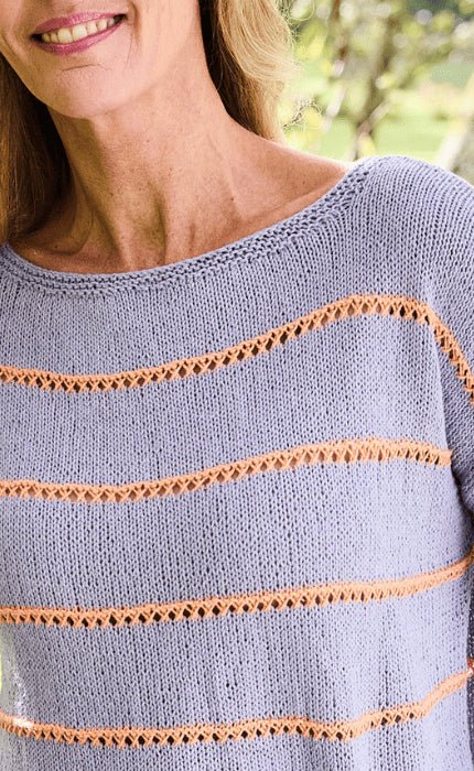 Langarmshirt - LANDLUST SOMMERSEIDE - Strickpaket von LANA GROSSA jetzt online kaufen bei OONIQUE