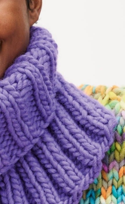 Loop in Rippen - CONFETTI - Strickpaket von LANA GROSSA jetzt online kaufen bei OONIQUE
