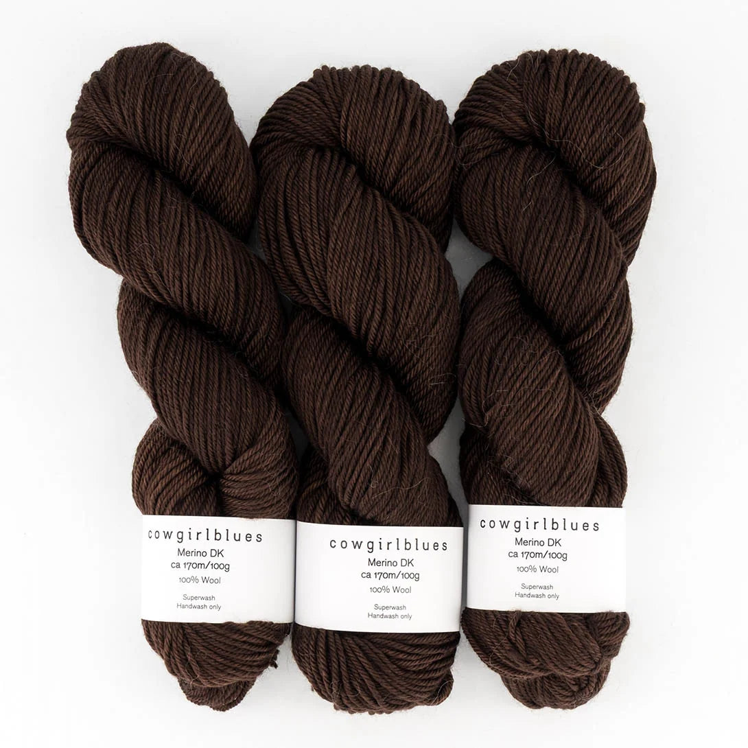 Merino DK solids 100g hand-dyed
