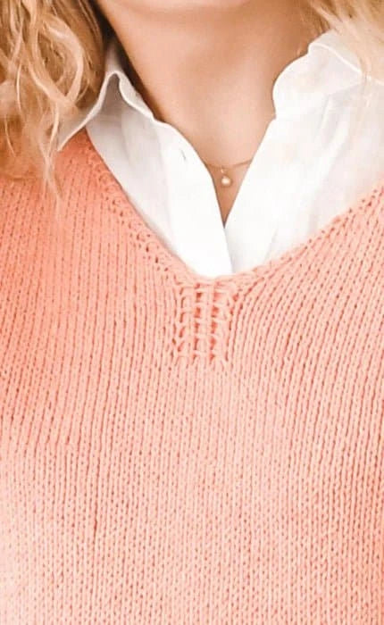 Milla Top - KARMA COTTON RECYCLED - VEGANE WOLLE - Strickpaket von KREMKE SOUL WOOL jetzt online kaufen bei OONIQUE