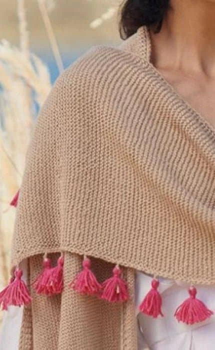 Monica Schal - AYNI BABYALPAKA MIT MAULBEERSEIDE - Strickpaket von AMANO jetzt online kaufen bei OONIQUE