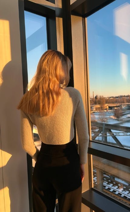 My Love Story Wickelcardigan - KASCHMIR & SEIDE - OONIQUE BRIDAL Strickpaket von OONIQUE STUDIO jetzt online kaufen bei OONIQUE