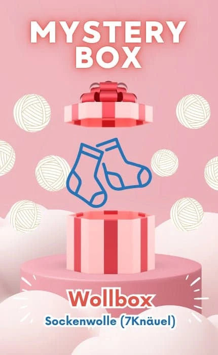 Mystery Box Sockenwolle - Blau Edition 💙 von OONIQUE jetzt online kaufen bei OONIQUE