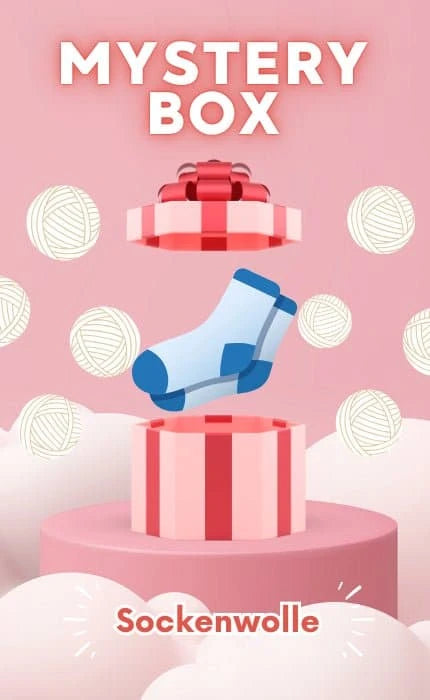 Mystery Box Sockenwolle - Blau Edition 💙 von OONIQUE jetzt online kaufen bei OONIQUE