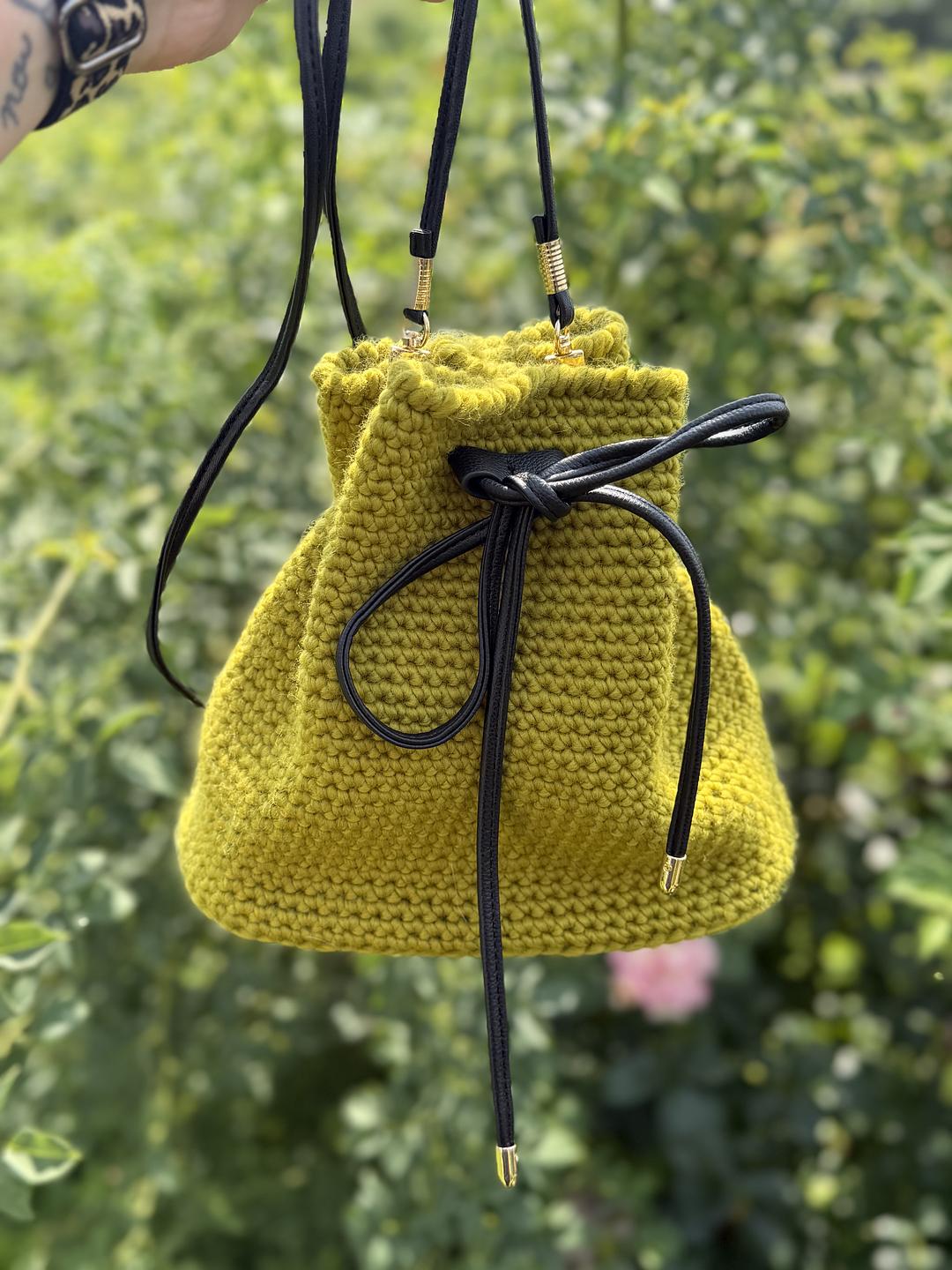 New Beginnings Crochet Bag - YANA FINE - Anfänger Häkelset mit Videotutorial