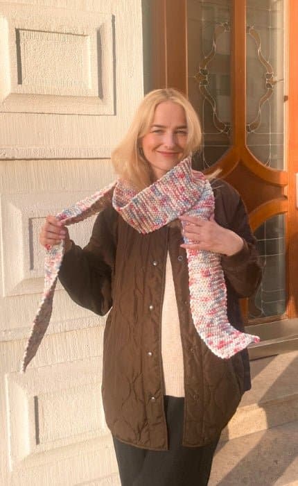 New Beginnings Schal - VEGAN Edition - Anfänger Strickset mit Videotutorial von OONIQUE STUDIO jetzt online kaufen bei OONIQUE
