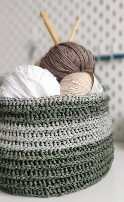 Pia Papyrus Korb - PAPYRUS - Häkelpaket von KREMKE SOUL WOOL jetzt online kaufen bei OONIQUE