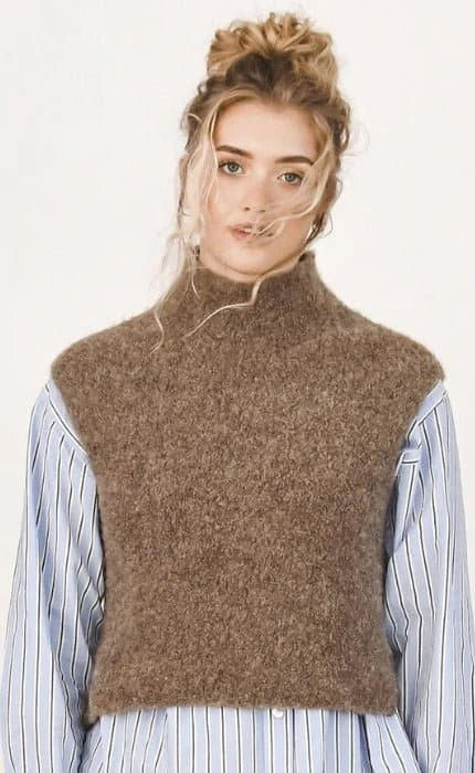 Pippa Pullunder - ALPAKA BOUCLÉ - Strickpaket von KREMKE SOUL WOOL jetzt online kaufen bei OONIQUE