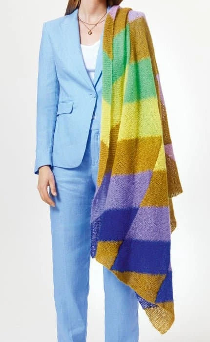 Plaid - SETASURI - Strickset von LANA GROSSA jetzt online kaufen bei OONIQUE