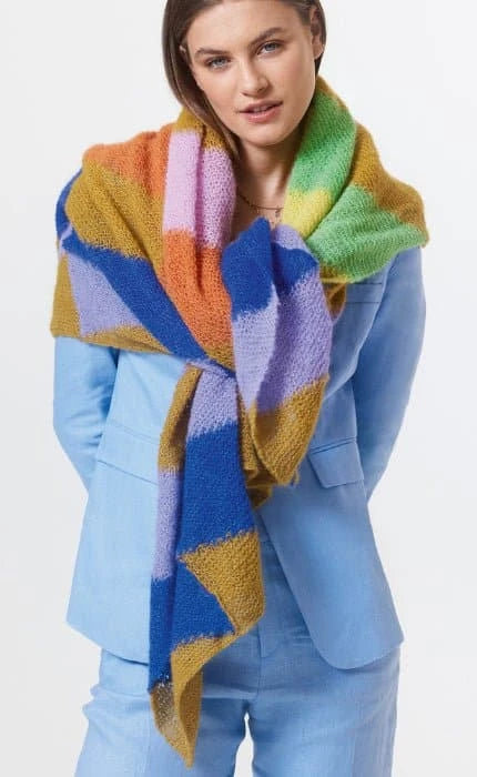 Plaid - SETASURI - Strickset von LANA GROSSA jetzt online kaufen bei OONIQUE