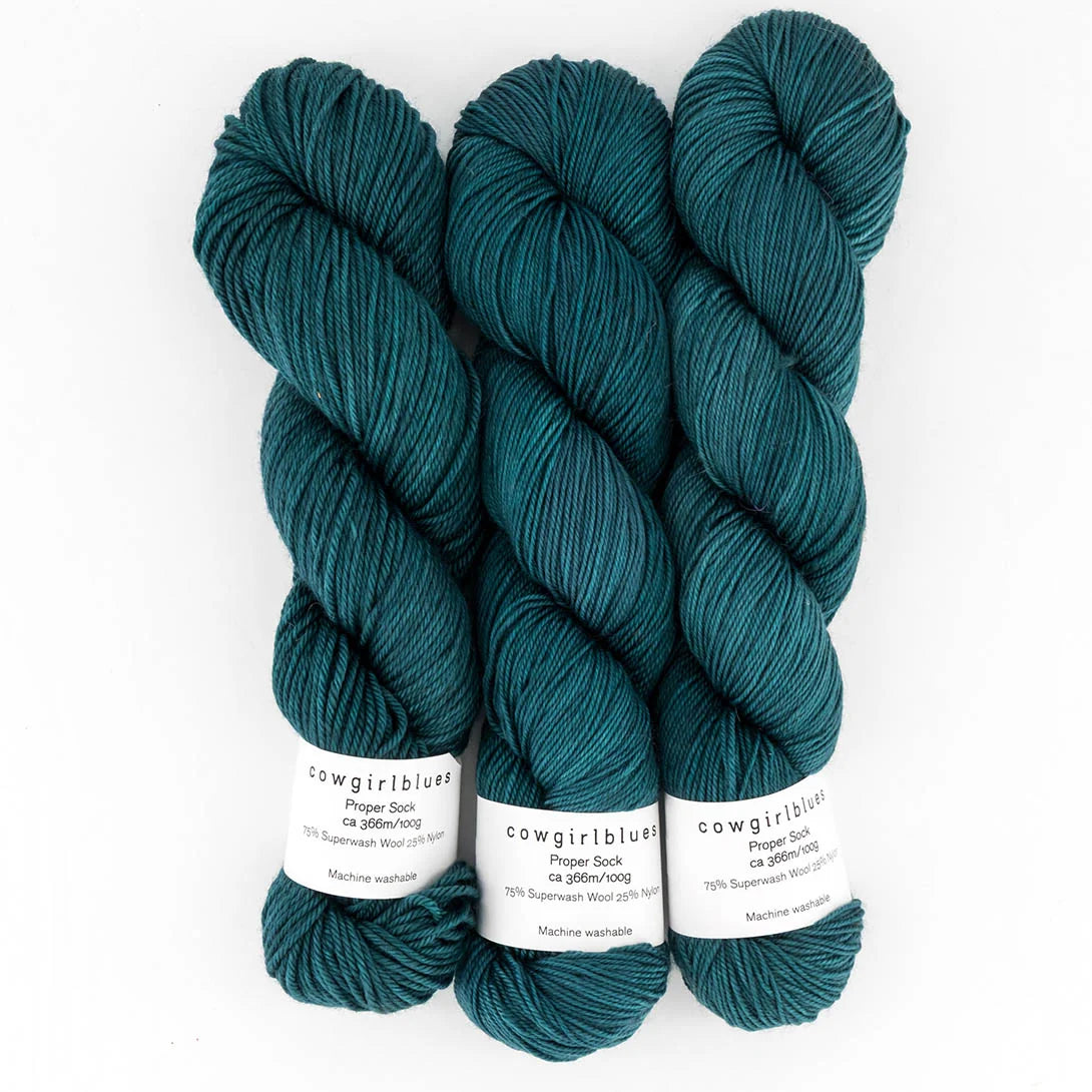Proper Sock Solids 100g hand dyed