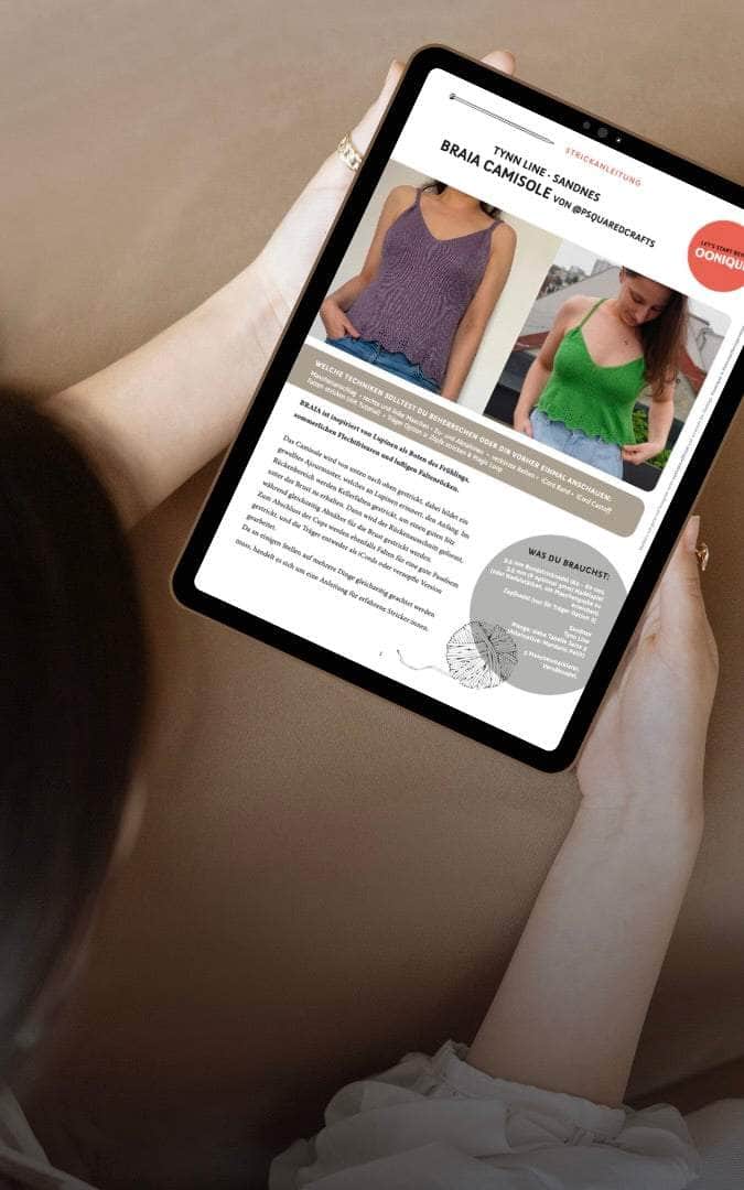 Braia Camisole - ANLEITUNG von PSQUAREDCRAFTS jetzt online kaufen bei OONIQUE