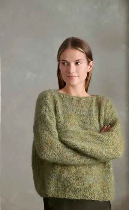 Pullover Glatt Rechts - SILKHAIR - Strickpaket von LANA GROSSA jetzt online kaufen bei OONIQUE
