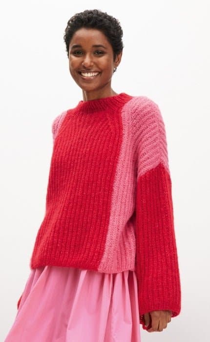 Pullover im Halbpatentnmuster - ALPACA AIR - Strickpaket von LANA GROSSA jetzt online kaufen bei OONIQUE