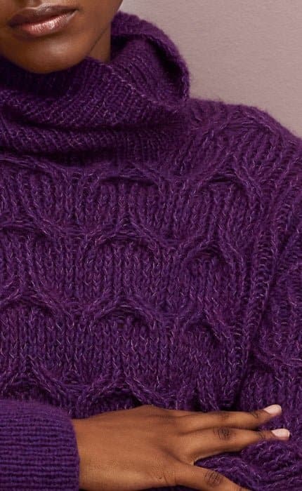 Pullover im Rippenzopfmuster - SILKHAIR & ECOPUNO - Strickpaket von LANA GROSSA jetzt online kaufen bei OONIQUE