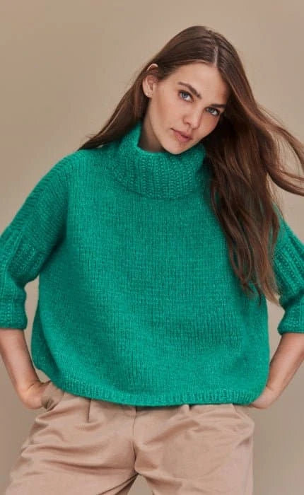 Pullover mit 3/4 Arm - ALPACA AIR - Strickset von LANA GROSSA jetzt online kaufen bei OONIQUE