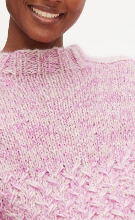 Pullover mit Flechtmuster und Glatt Rechts - ALPACA AIR & SILKHAIR - Strickpaket von LANA GROSSA jetzt online kaufen bei OONIQUE