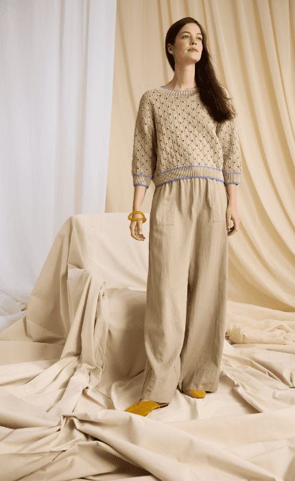 Pullover mit Lochmuster - PROMESSA - Strickpaket von LANA GROSSA jetzt online kaufen bei OONIQUE