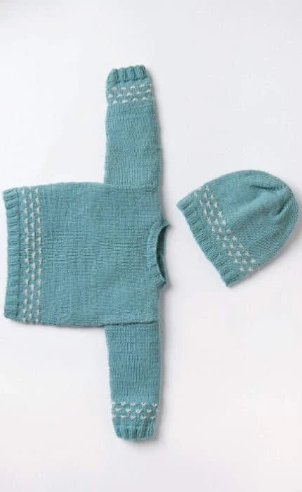 Pullover mit Mütze - COOL WOOL BABY - Bundle - Strickset von LANA GROSSA jetzt online kaufen bei OONIQUE