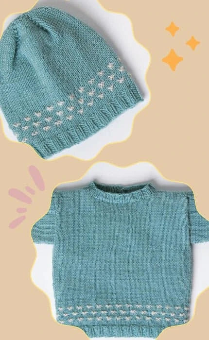 Pullover mit Mütze - COOL WOOL BABY - Bundle - Strickset von LANA GROSSA jetzt online kaufen bei OONIQUE