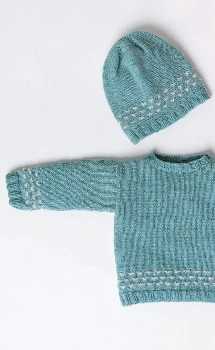 Pullover mit Mütze - COOL WOOL BABY - Bundle - Strickset von LANA GROSSA jetzt online kaufen bei OONIQUE