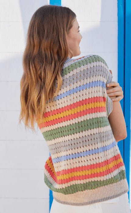 Pullunder mit Lochmuster - ECOPUNO - Strickpaket von LANA GROSSA jetzt online kaufen bei OONIQUE