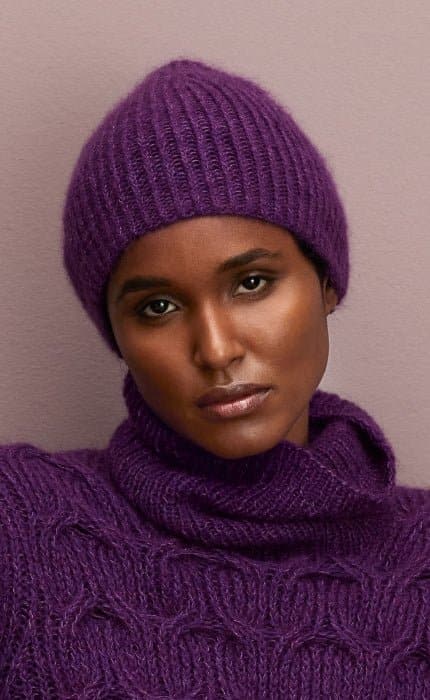 Rippenmütze - SILKHAIR & ECOPUNO - Strickpaket von LANA GROSSA jetzt online kaufen bei OONIQUE