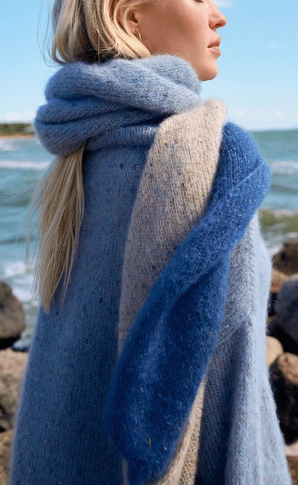 Rundhalspullover - NATURAL SUPERKID TWEED - Strickpaket von LANA GROSSA jetzt online kaufen bei OONIQUE