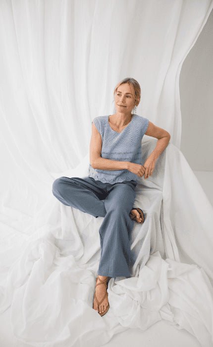 Shirt im Mustermix - COTTON WOOL - Strickpaket von LANA GROSSA jetzt online kaufen bei OONIQUE
