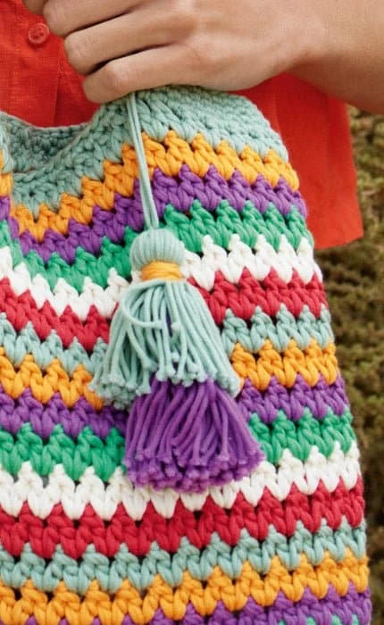 Strandtasche im Zickzackmuster - PROMESSA - Häkelset von LANA GROSSA jetzt online kaufen bei OONIQUE