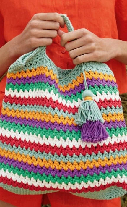 Strandtasche im Zickzackmuster - PROMESSA - Häkelset von LANA GROSSA jetzt online kaufen bei OONIQUE