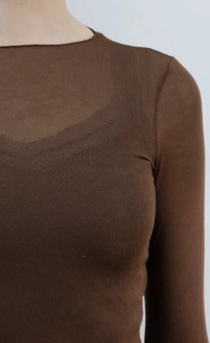 Underknitwear - Shirt - Braun von Underknitwear jetzt online kaufen bei OONIQUE